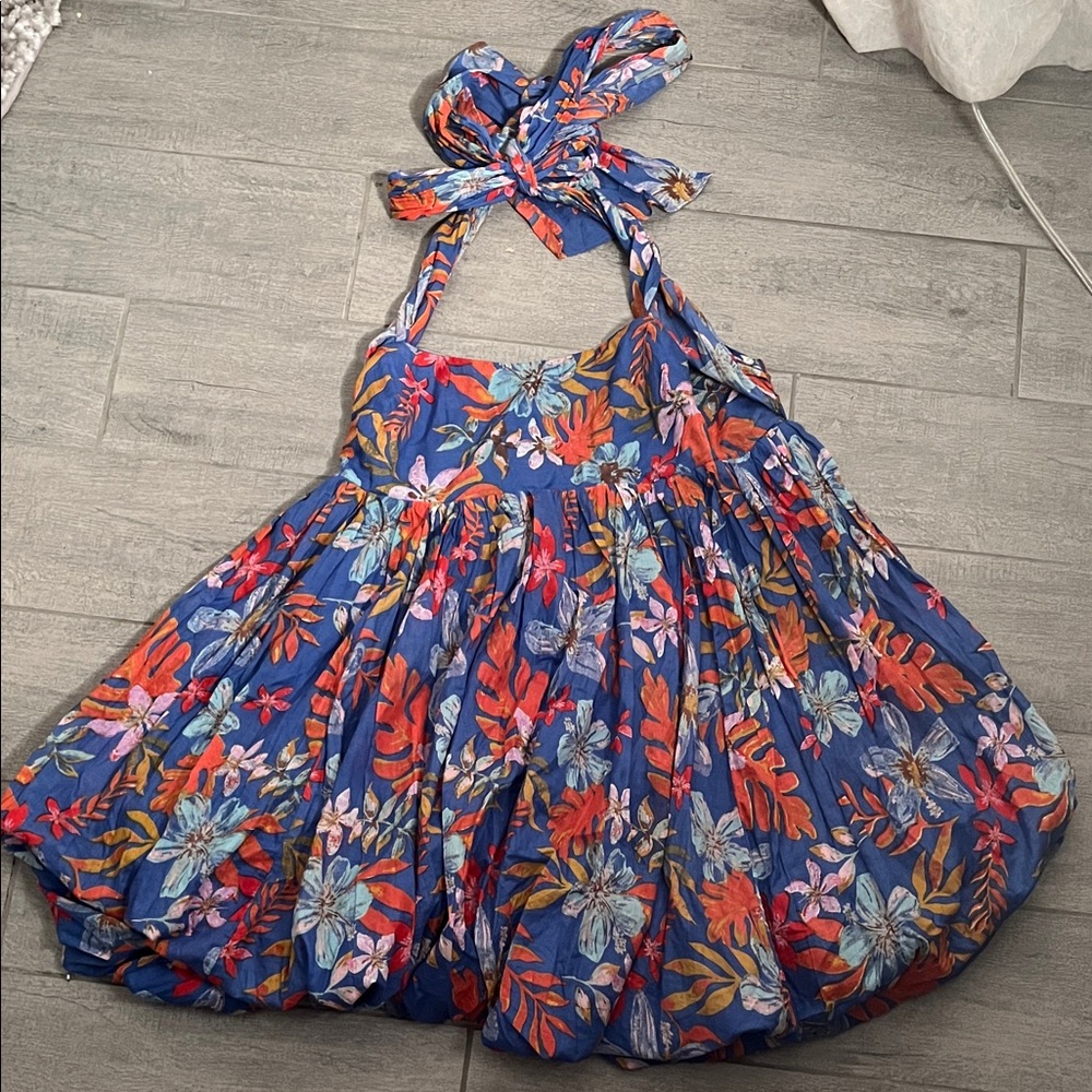 Free People Multicolor Smocked Dress